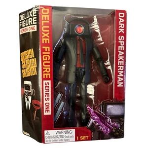 SKIBIDI Toilet Deluxe Figure, Dark Speakerman Collectible Figure 🆕 Damaged Box